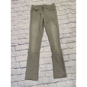 Agave Denim Straight Leg Jeans in Lightwash Gray Waist Size 27